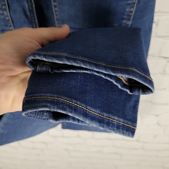 AMERICAN EAGLE | curvy hi-rise jegging skinny stretch short/cropped jeans - Picture 5 of 10